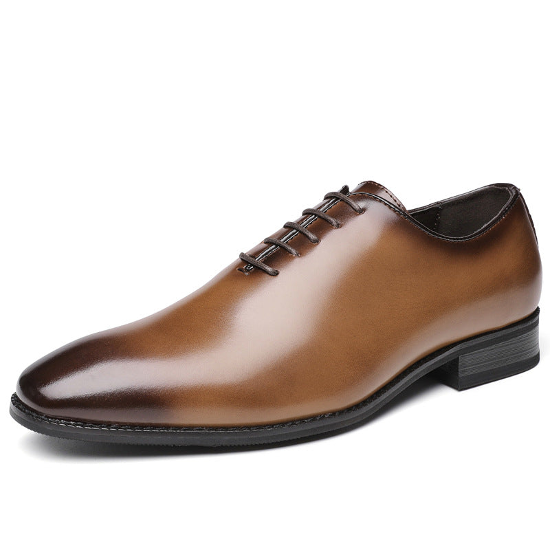 Men's Hand-polished Leather Business Shoes