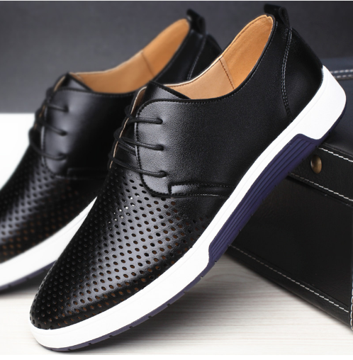 Men's Casual Oxford Shoes Breathable Flat Sole Stylish Sneakers