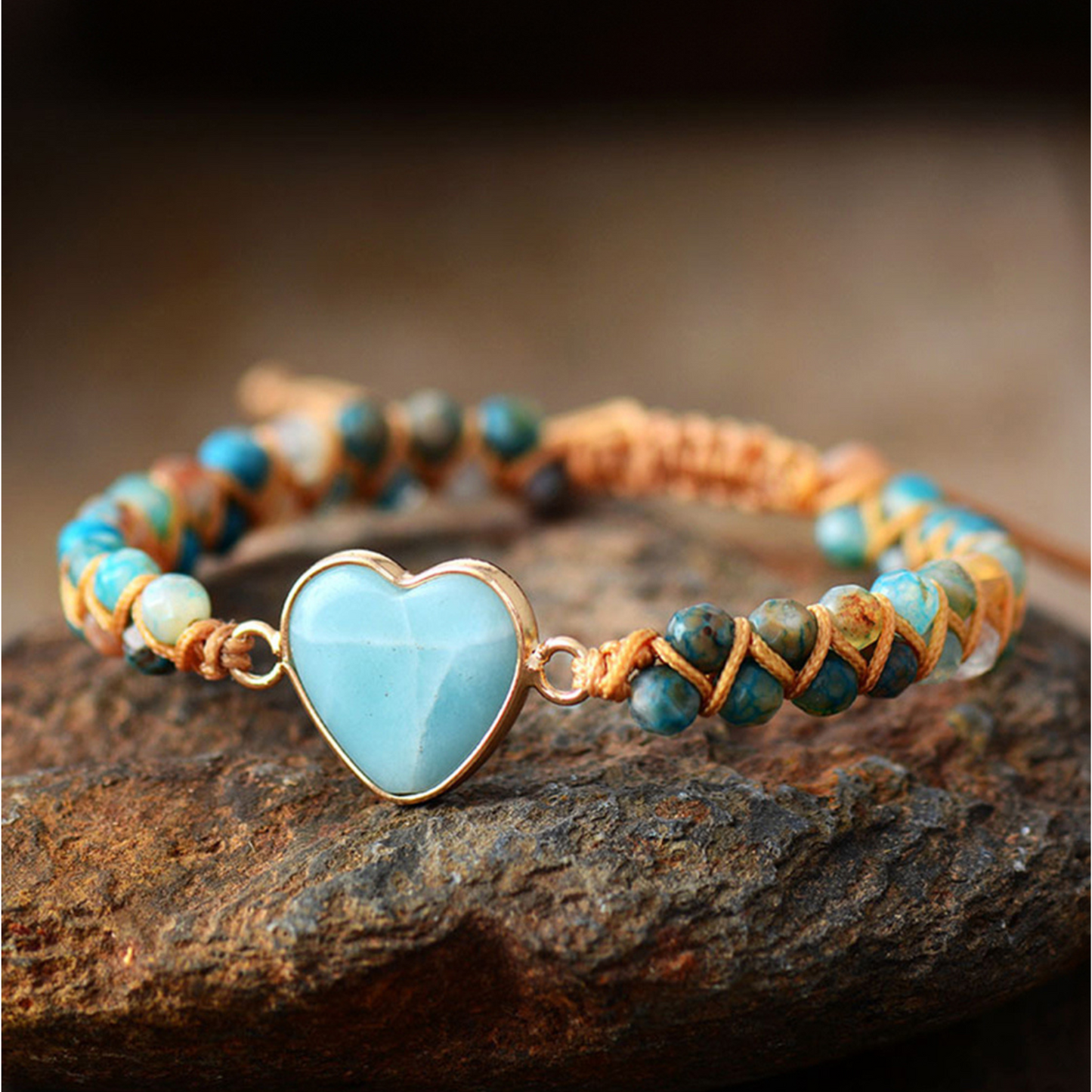 Heart Shape Beaded Bracelet