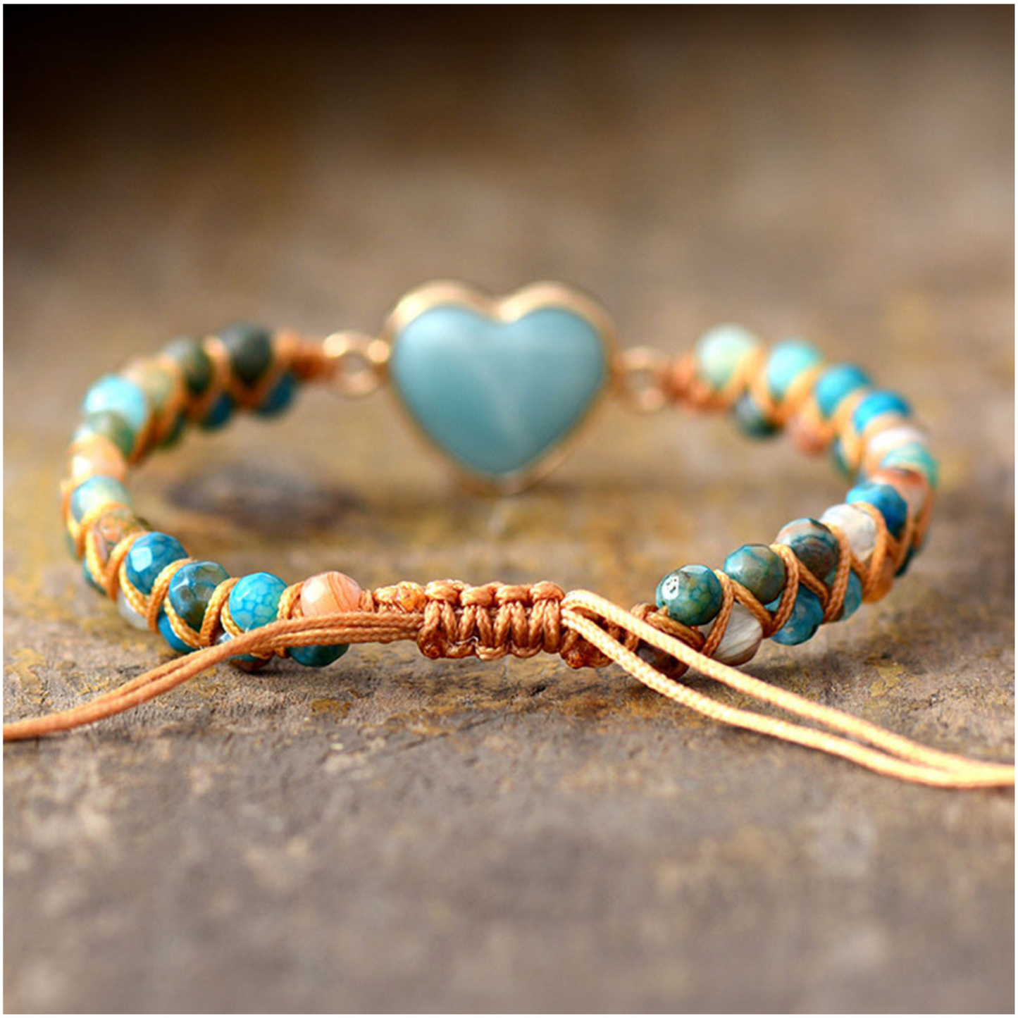 Heart Shape Beaded Bracelet