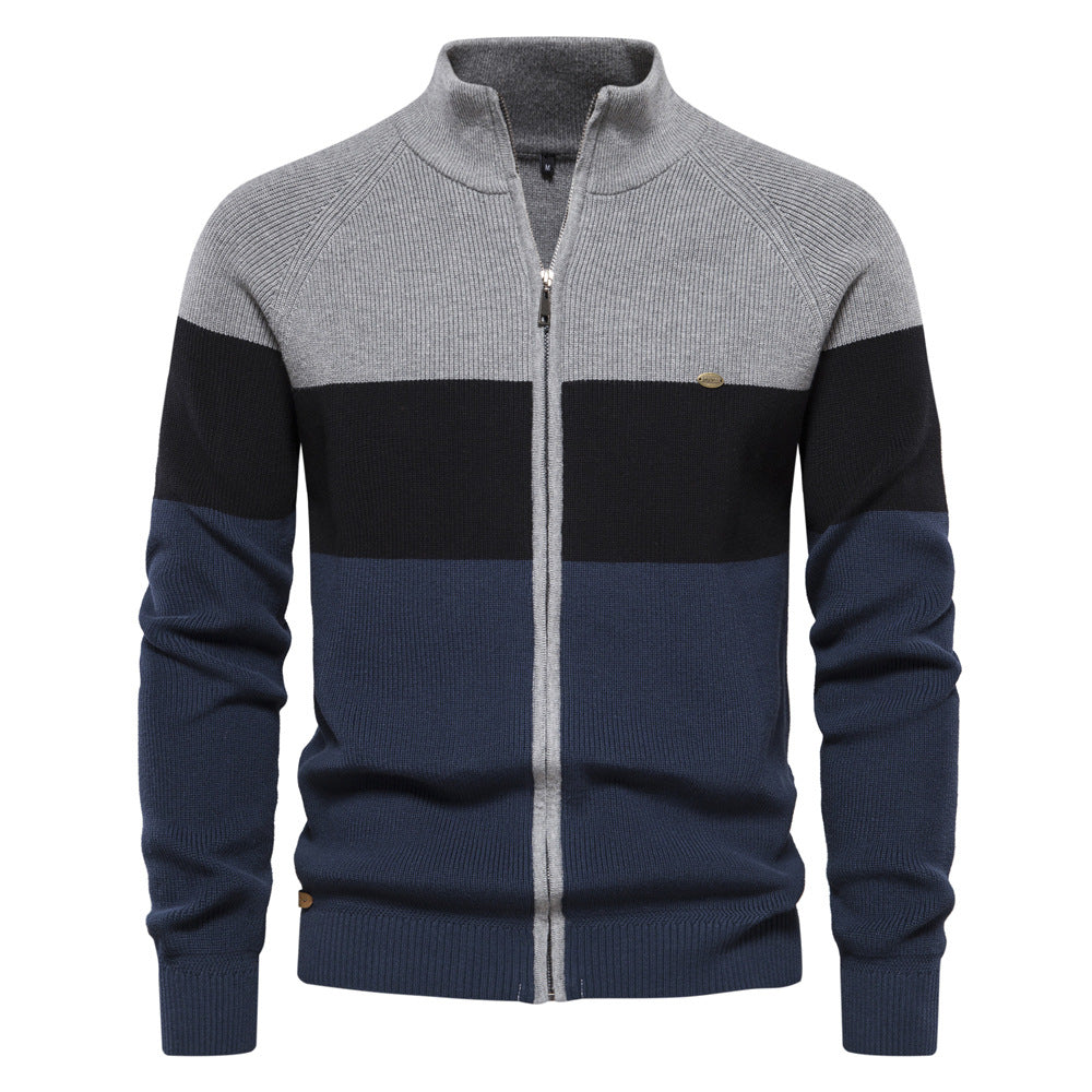 Men's Stylish Casual Full Zip-up Sweater Cardigan