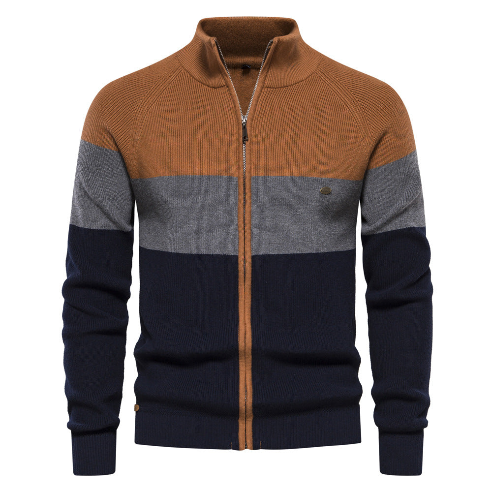 Men's Stylish Casual Full Zip-up Sweater Cardigan