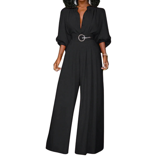 Women's Single Breasted Jumpsuit