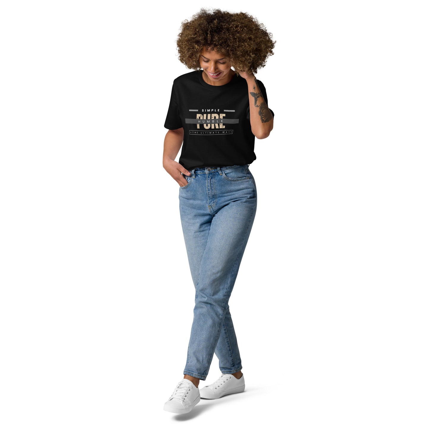 Safiane Unisex Organic Cotton T-Shirt | Purity Collection - Ultimate Way 1