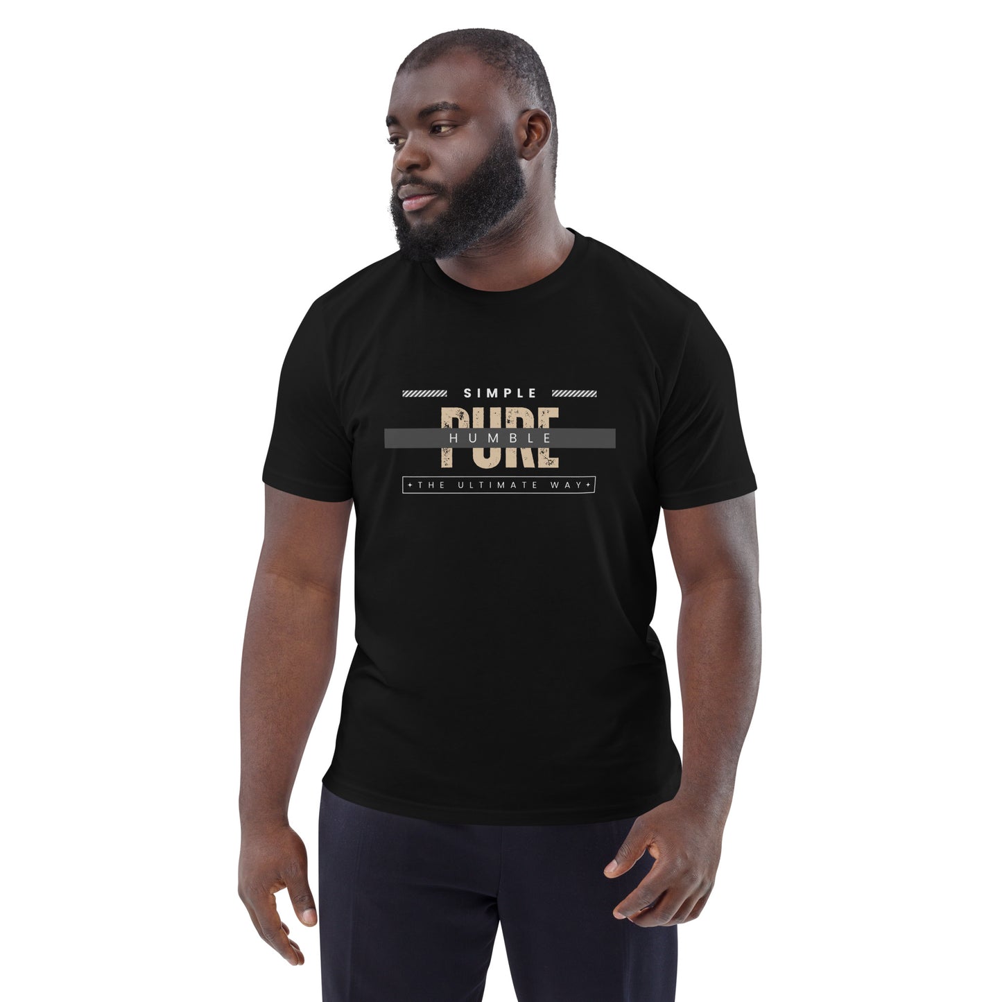 Safiane Unisex Organic Cotton T-Shirt | Purity Collection - Ultimate Way 1