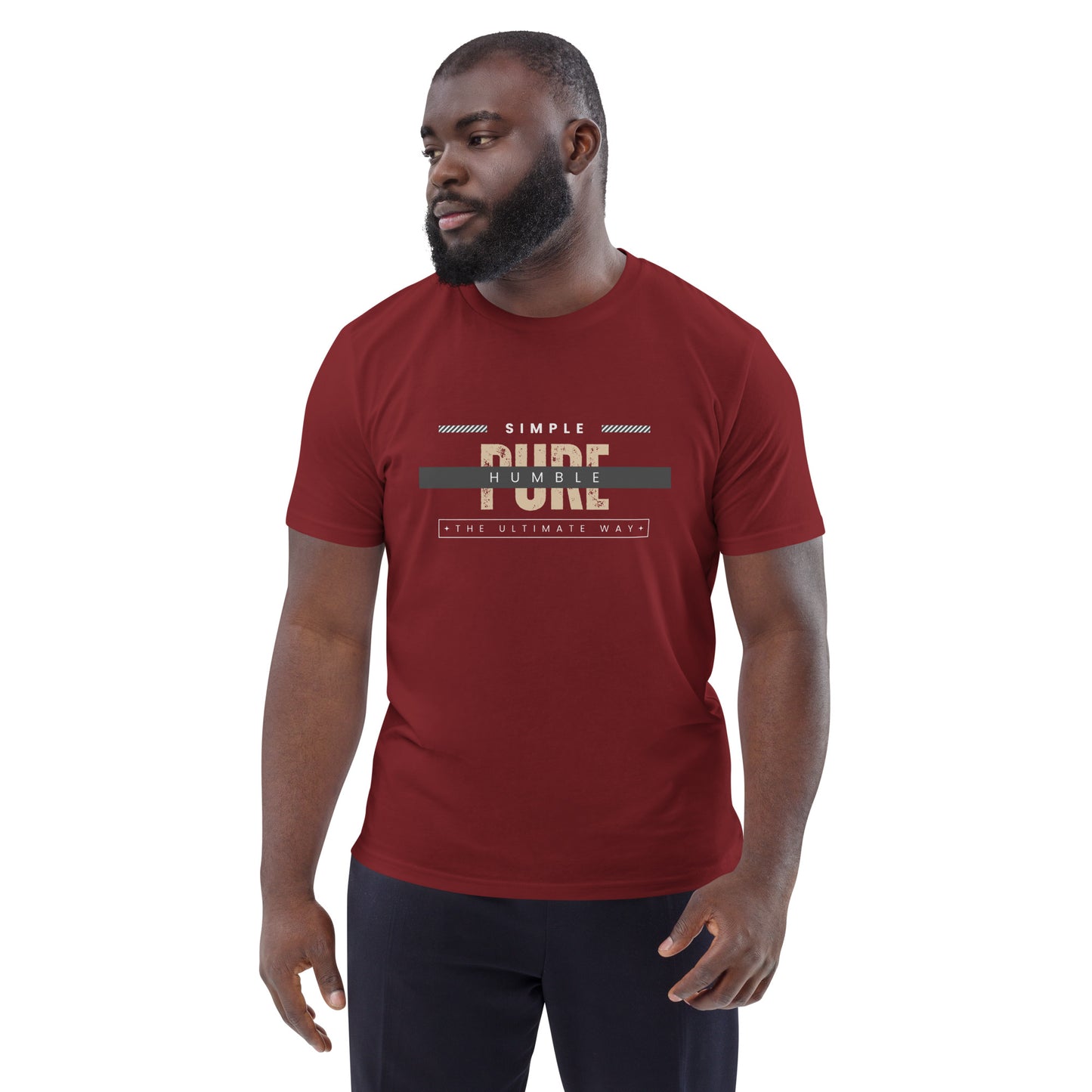 Safiane Unisex Organic Cotton T-Shirt | Purity Collection - Ultimate Way 1