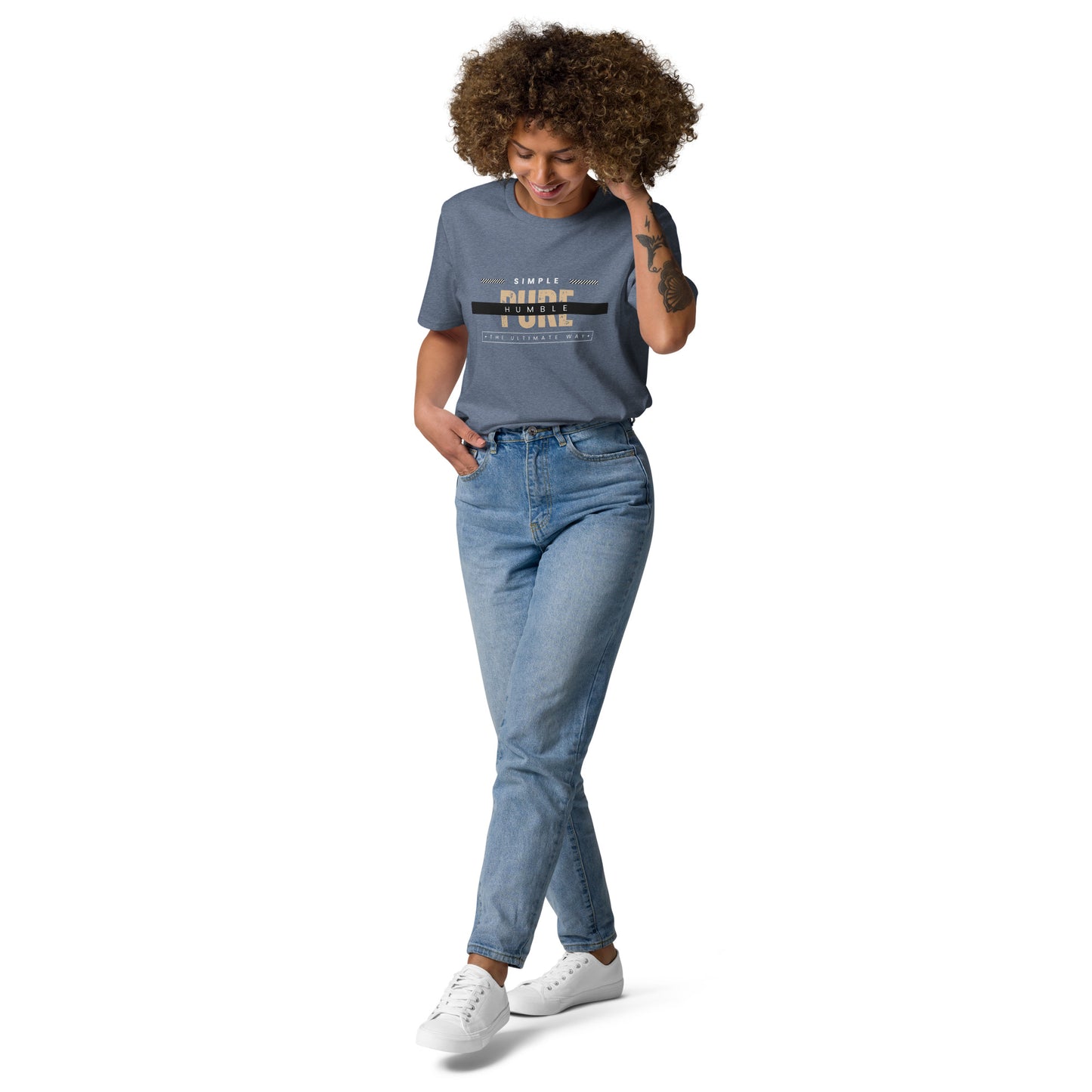 Safiane Unisex Organic Cotton T-Shirt | Purity Collection - Ultimate Way 1