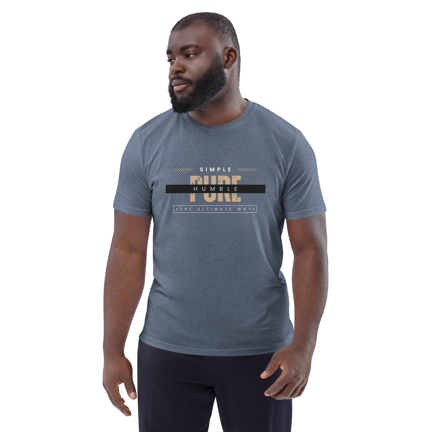 Safiane Unisex Organic Cotton T-Shirt | Purity Collection - Ultimate Way 1