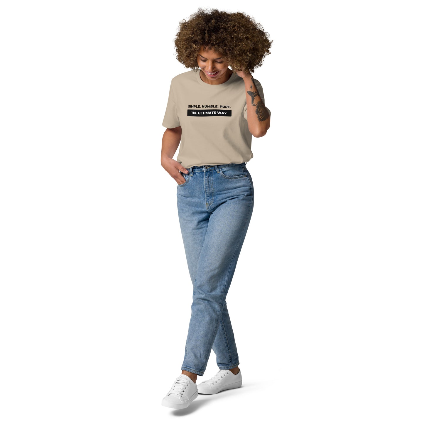 Safiane Unisex Organic Cotton T-Shirt | Purity Collection - Ultimate Way 2