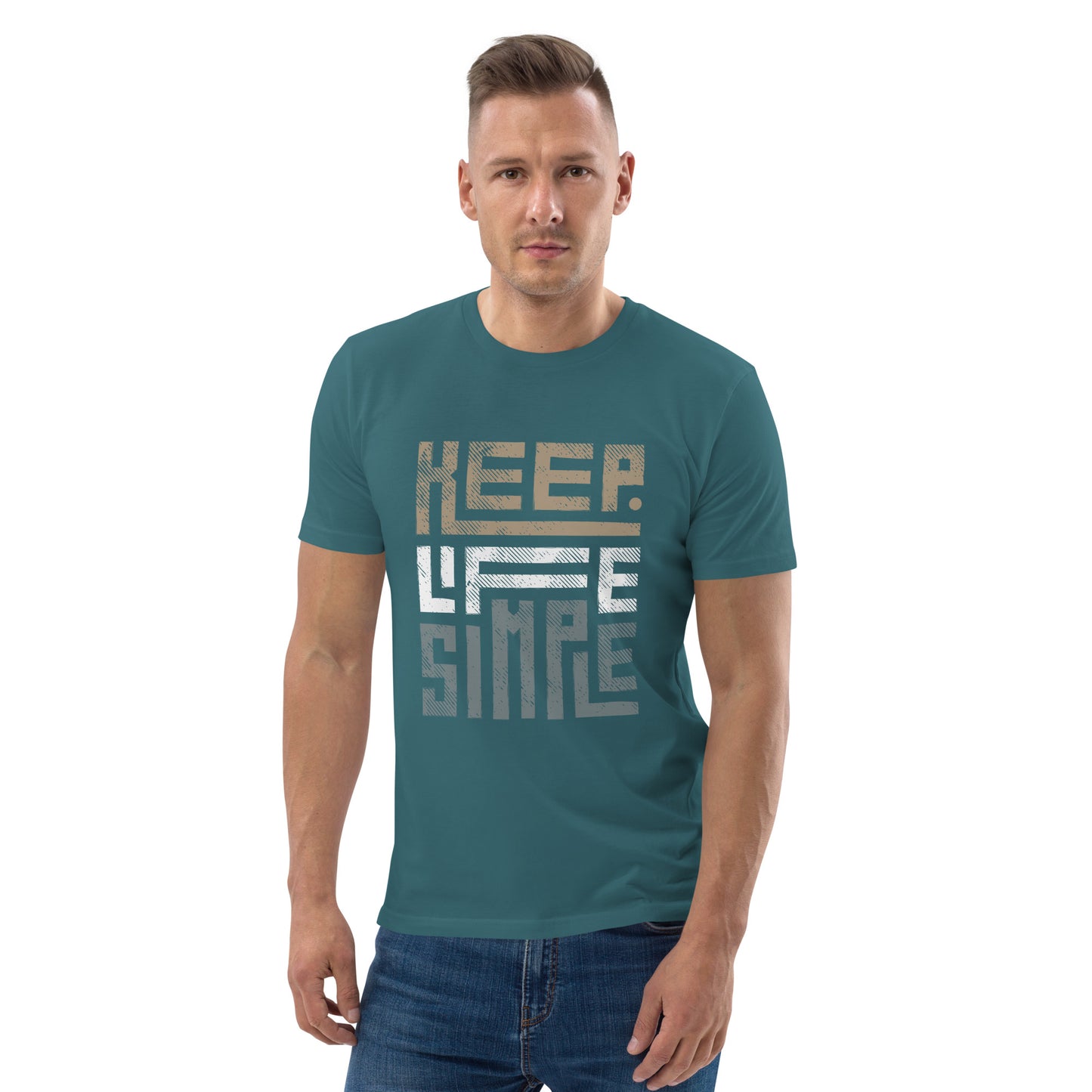 Safiane Unisex Organic Cotton T-Shirt | Purity Collection - Keep Life Simple