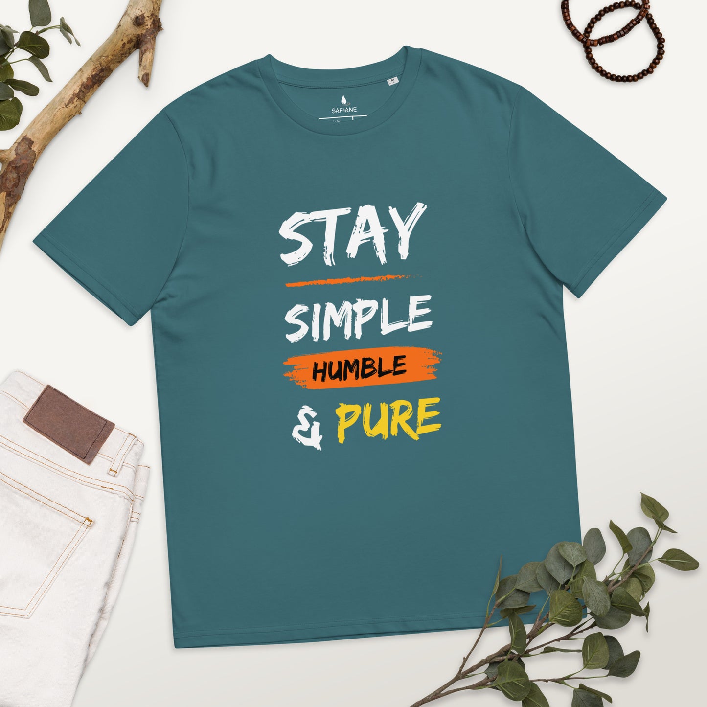 Safiane Unisex Organic Cotton T-Shirt | Purity Collection - Playful