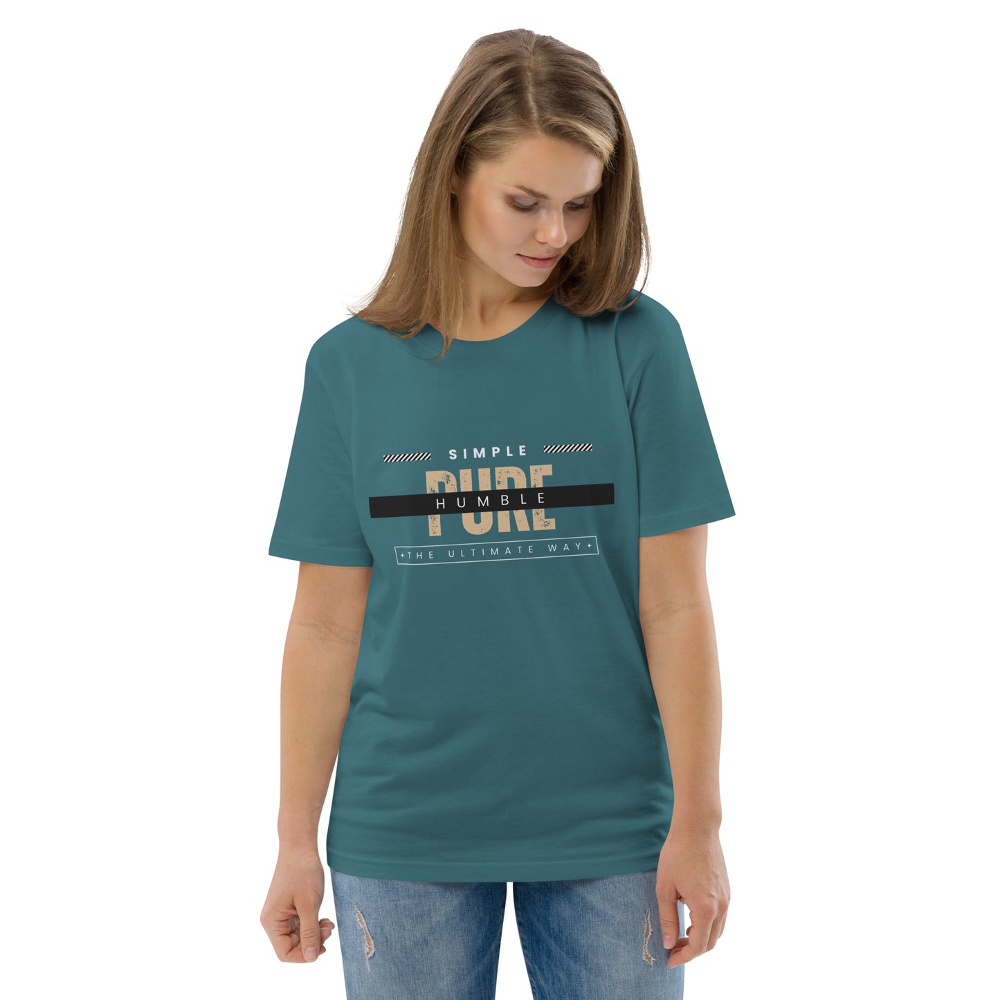 Safiane Unisex Organic Cotton T-Shirt | Purity Collection - Ultimate Way 1